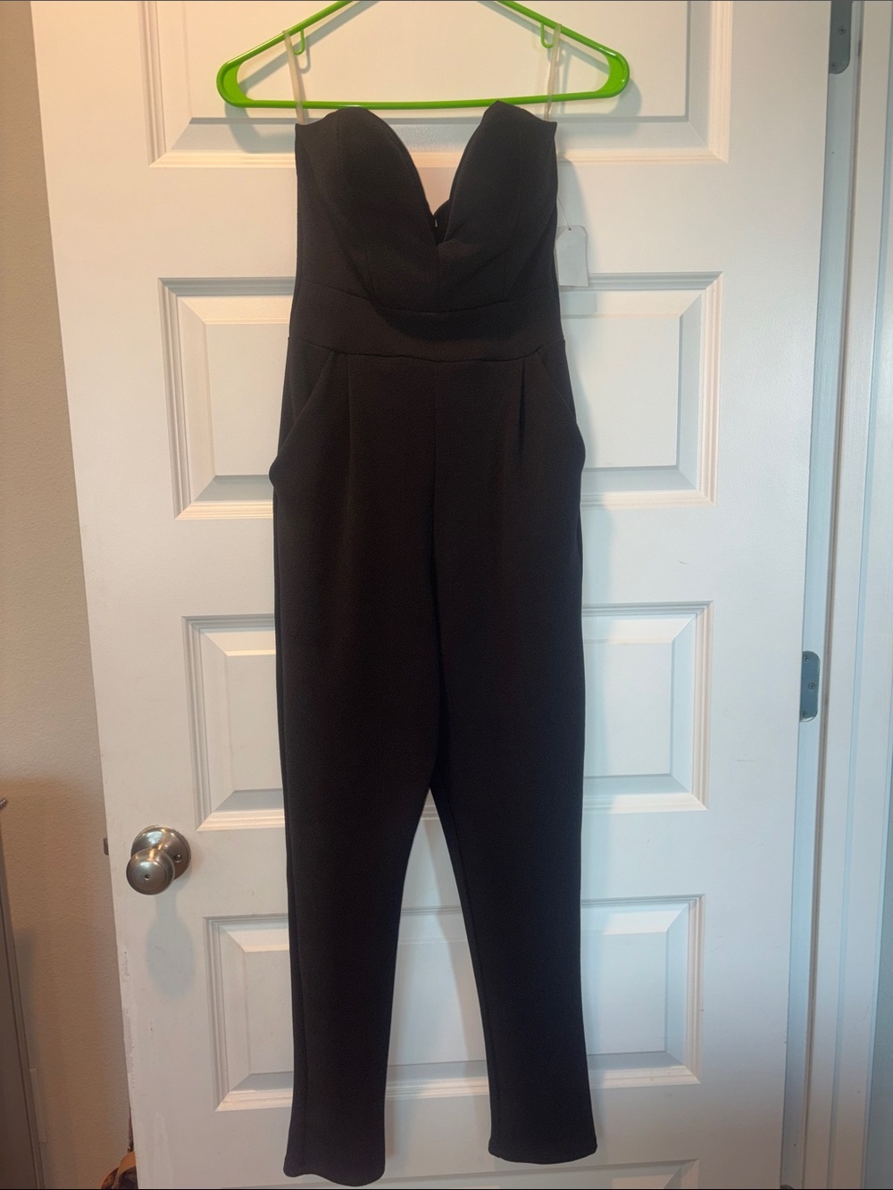 Strapless Black Jumpsuit